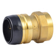 SharkBite UXL113532F 1-1/4 in. x 1-1/4 in. Push to Connect FNPT Brass Adapter