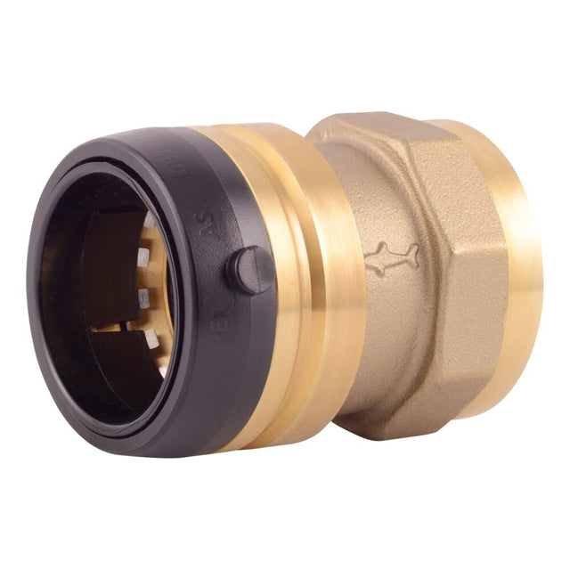 SharkBite UXL114140F 1-1/2 in. x 1-1/2 in. Push-to-Connect Female NPT Brass Adapter