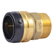 SharkBite UXL114140M 1-1/2 in. x 1-1/2 in. Push-to-Connect MNPT Brass Adapter