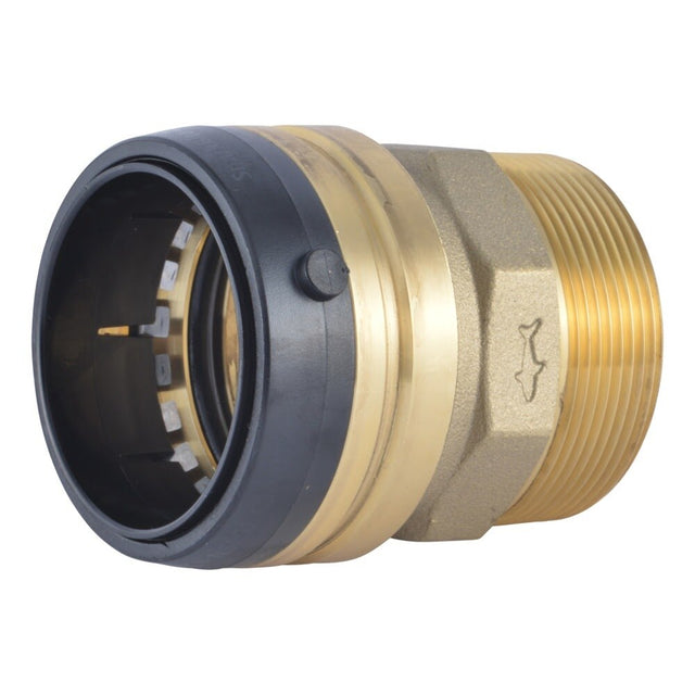 SharkBite UXL115450M 2 in. x 2 in. Push-to-Connect x MNPT Male Adapter