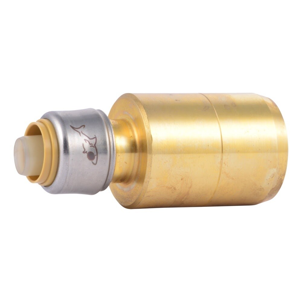 SharkBite UXL123516 1-1/4 in. x 1/2 in. Brass Push-to-Connect CTS Fitting Reducer