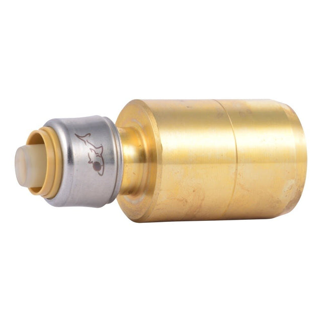 SharkBite UXL123516 1-1/4 in. x 1/2 in. Brass Push-to-Connect CTS Fitting Reducer