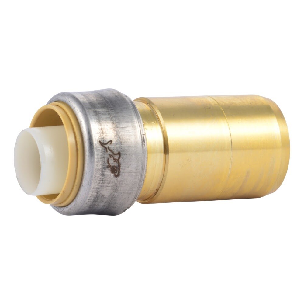 SharkBite UXL123528 1-1/4 in. x 1 in. Brass Push-to-Connect CTS Fitting Reducer