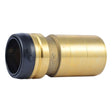 SharkBite UXL125441 2 in x 1-1/2 in Brass Push to Connect CTS Fitting Reducer