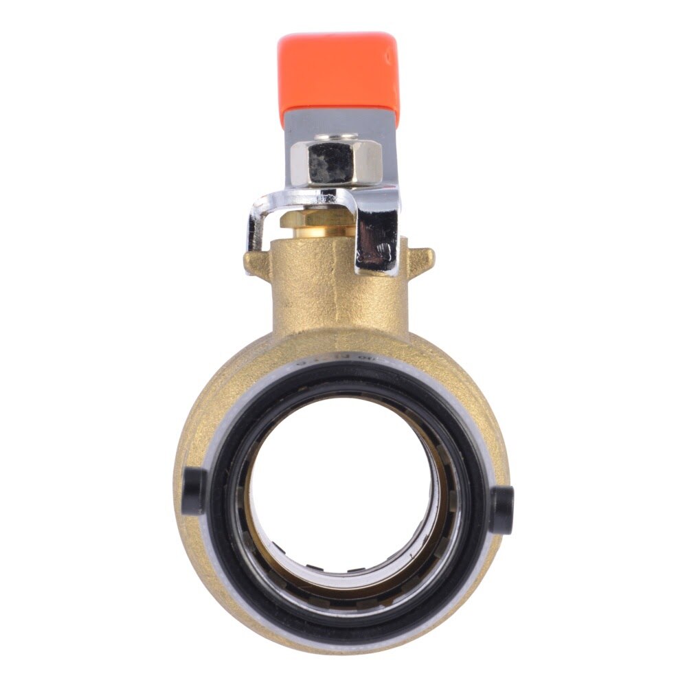 SharkBite UXLBV35 1-1/4 in. Brass Push-to-Connect Quarter-Turn Ball Valve - 3