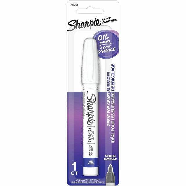 Sharpie 1905361 Oil-Based Paint Marker Medium Point White