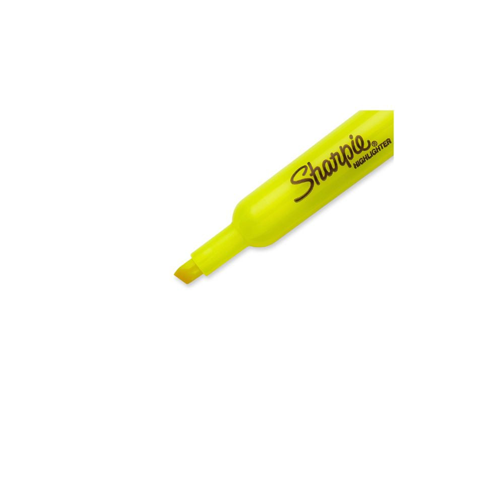 Sharpie 25164PP Tank Highlighters, Chisel Tip 4 Pack, (Yellow) - 3