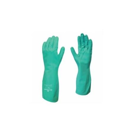 Showa 845-730-10 ChemRest Nitrile Chemical Resistant Coated Gloves Size 10/X-Large 13" Cuff (12 Pack)