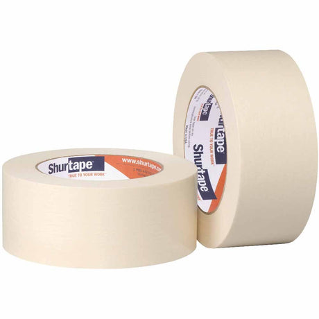 Shurtape 100567 CP 83 Utility Grade, High Adhesion 1.5" Masking Tape, 36mm x 55m