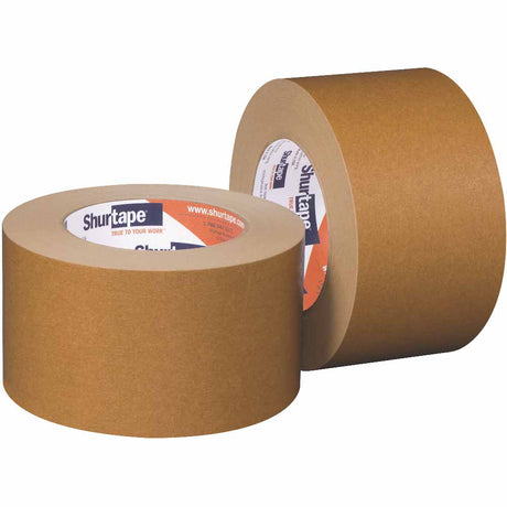 Shurtape 101073 FP 97 Flatback Kraft 3" Paper Tape, Kraft, 72mm x 55m