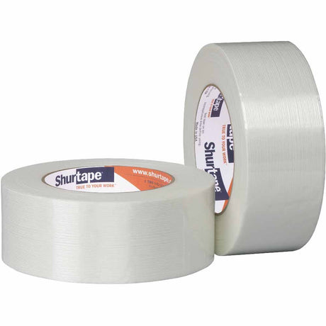 Shurtape 101230 GS 490 Economy Grade 2" Strapping Tape, Clear, 48mm x 55m