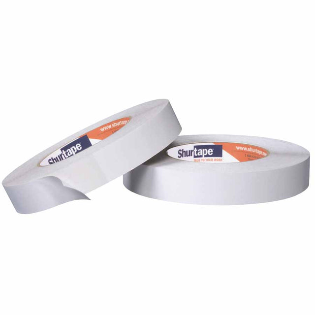 Shurtape 104249 DP 401 2" Double-Coated Film Tape, Glassine Liner, 48mm x 50m