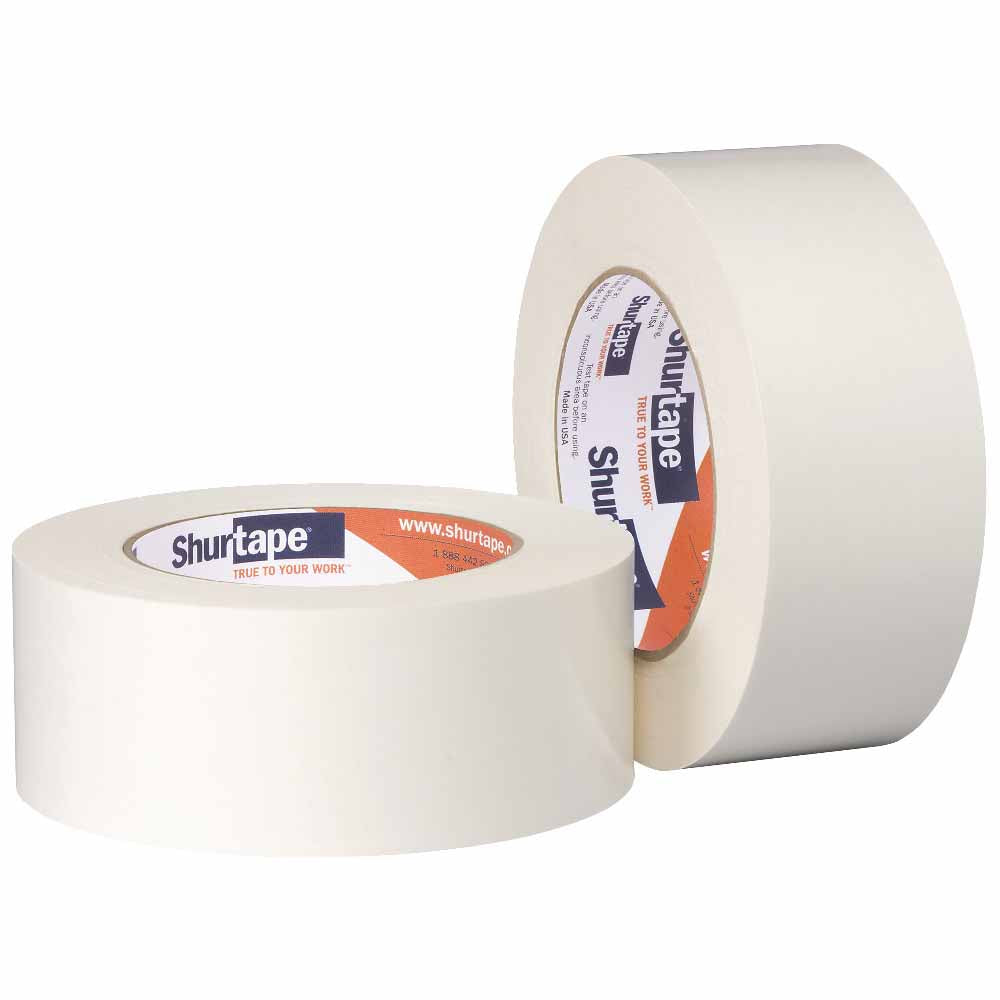 Shurtape 104693 DF 65 General Purpose 2" Double-Coated Paper Tape, 48mm x 33m