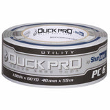 Shurtape 105449 PC 006 Duck Pro 6Mil 48mm x 55m  Silver Co-Extruded Cloth Duct Tape - 2