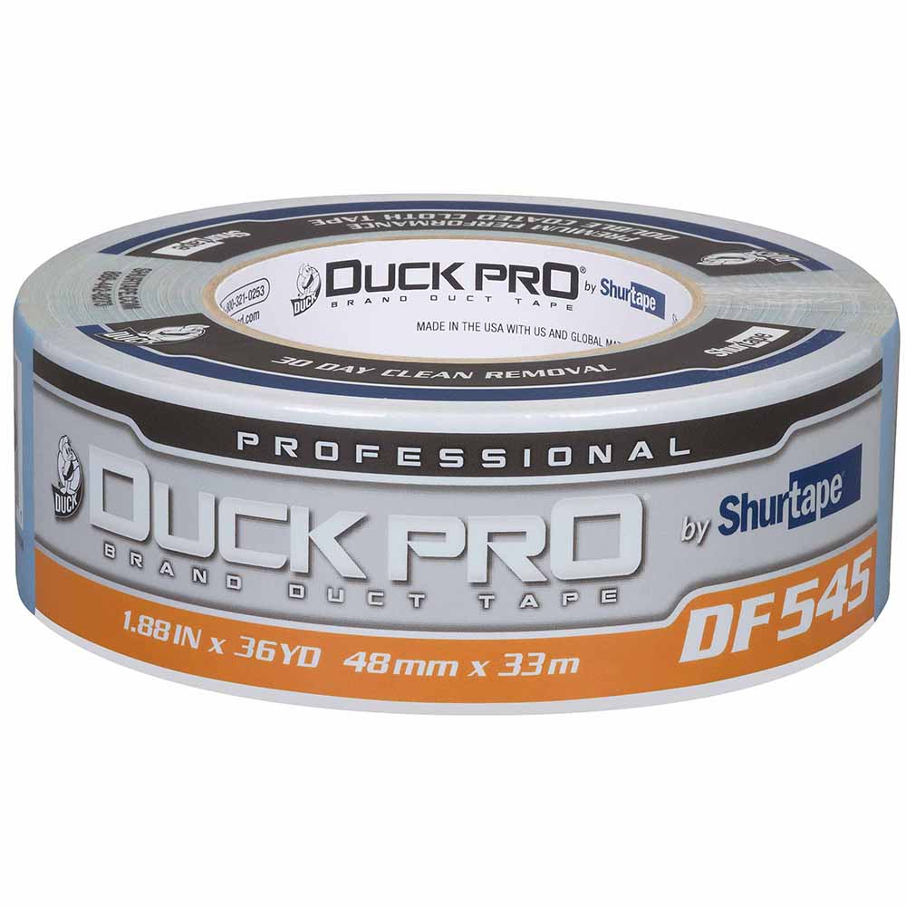 Shurtape 105455 DF 545 Duck Pro 10.5Mil 48mm x 33m  Blue Premium Double-Coated Cloth Duct Tape