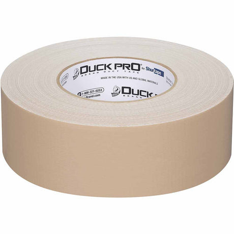 Shurtape 105501 PC 618C Duck Pro 10Mil 48mm x 55m  Beige Industrial Colored Cloth Duct Tape