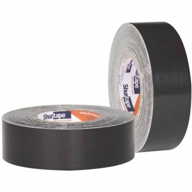 Shurtape 105656 2" x 30 yd Black T-Rex Super-Tough Premium Duct Tape (6 Pack)