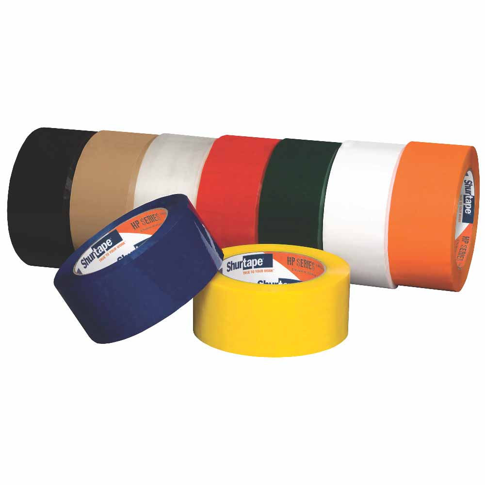 Shurtape 106566 HP 200 Production Hot Melt 2" Packing Tape, Red, 48mm x 100m