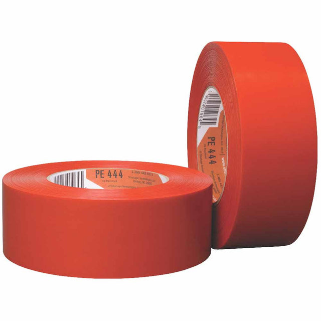 Shurtape 116365 PE 444 UV-Resistant 3" Stucco Masking Tape, Red, 72mm x 55m