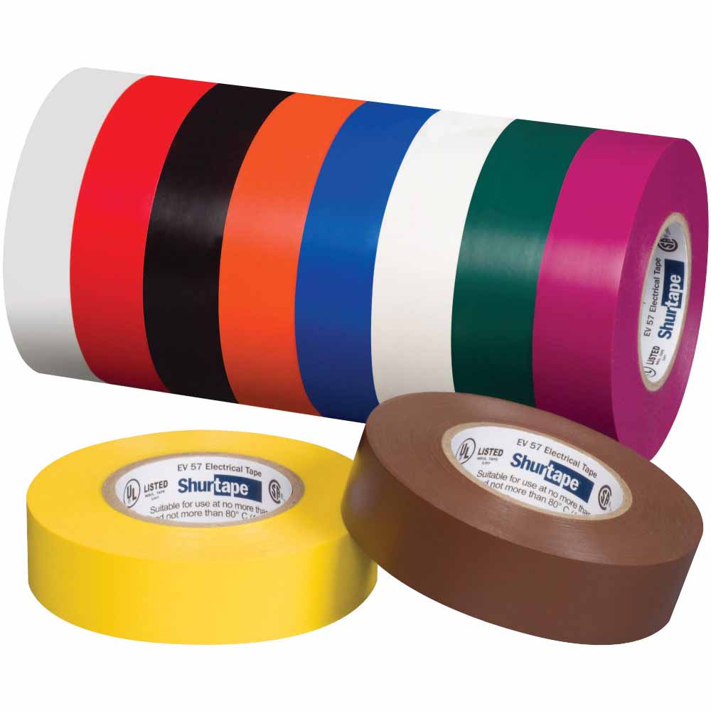 Shurtape 187742 EV 057C UL Listed Electrical Tape, Purple, 3/4in x 66ft