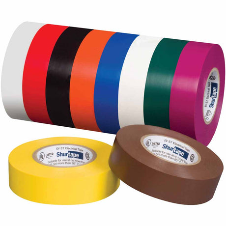 Shurtape 187742 EV 057C UL Listed Electrical Tape, Purple, 3/4in x 66ft