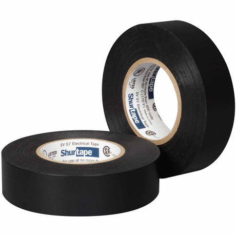 Shurtape 200782 EV 057B UL Listed Electrical Tape, Black, 3/4in x 66ft