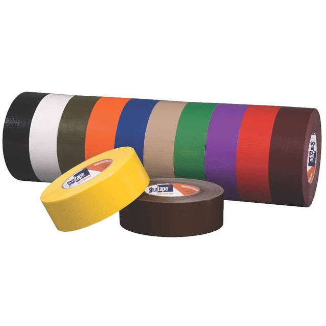 Shurtape 200865 PC 600 All-Purpose 2" Cloth 2" Duct Tape, Yellow, 48mm x 55m