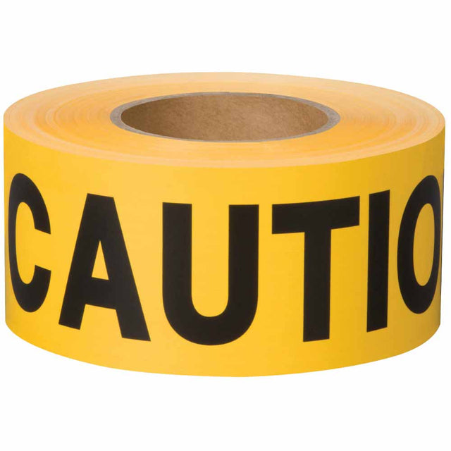 Shurtape 232531 BT 100 Non-Adhesive Barricade Tape, Yellow, 3in x 1000ft