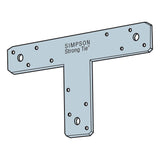 Simpson 128T Strong-Tie 12" x 8" 14-Gauge Galvanized T Strap - 2