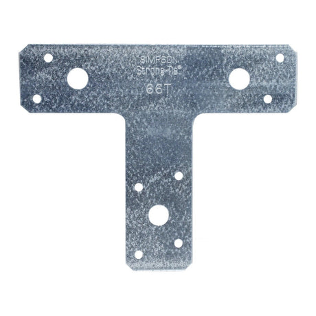 Simpson Strong-Tie 66T (6" x 5") 14-Gauge Galvanized T Strap