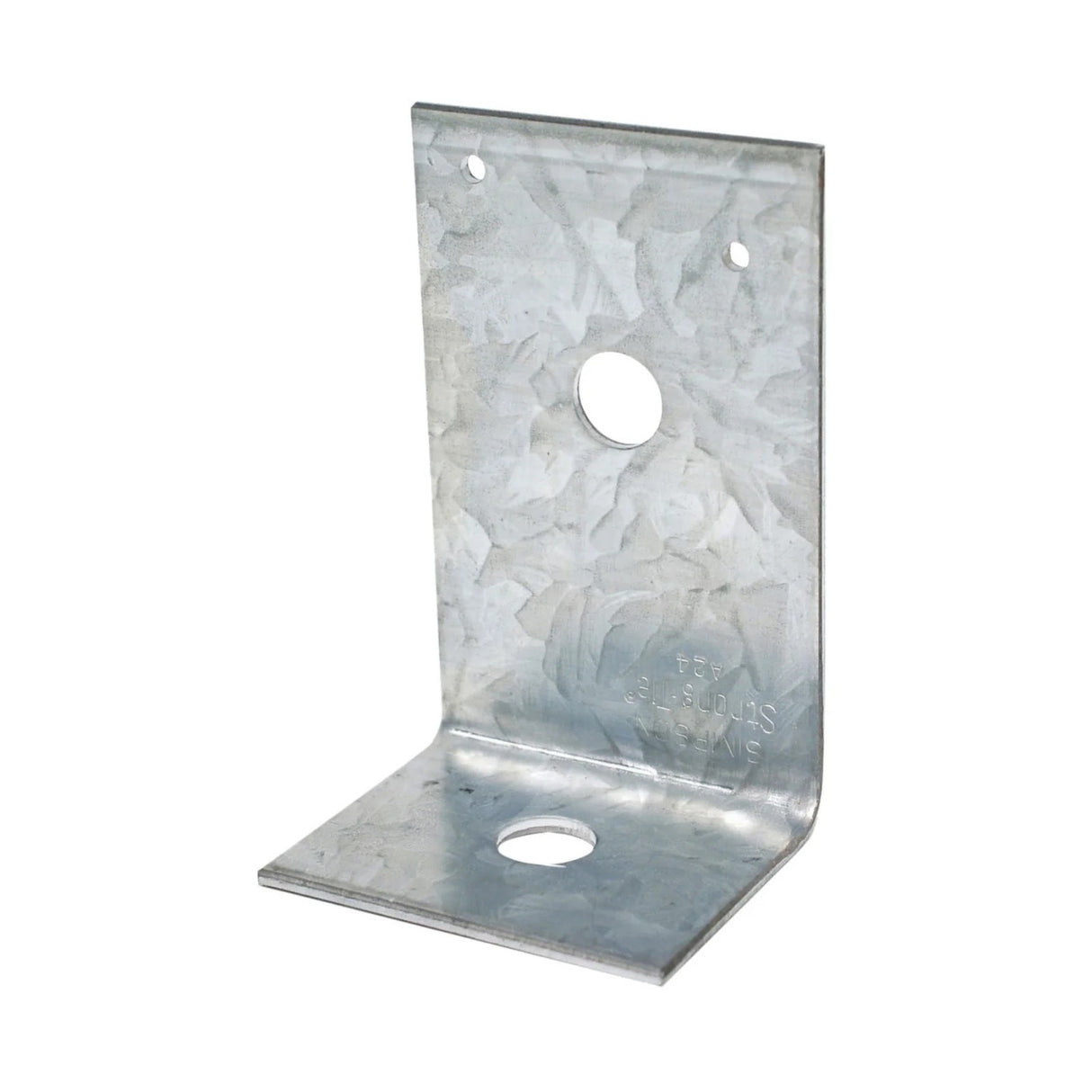 Simpson Strong-Tie A24 (2" x 3-7/8" x 2-1/2") 12Ga Galvanized A Angle for Wood Applications