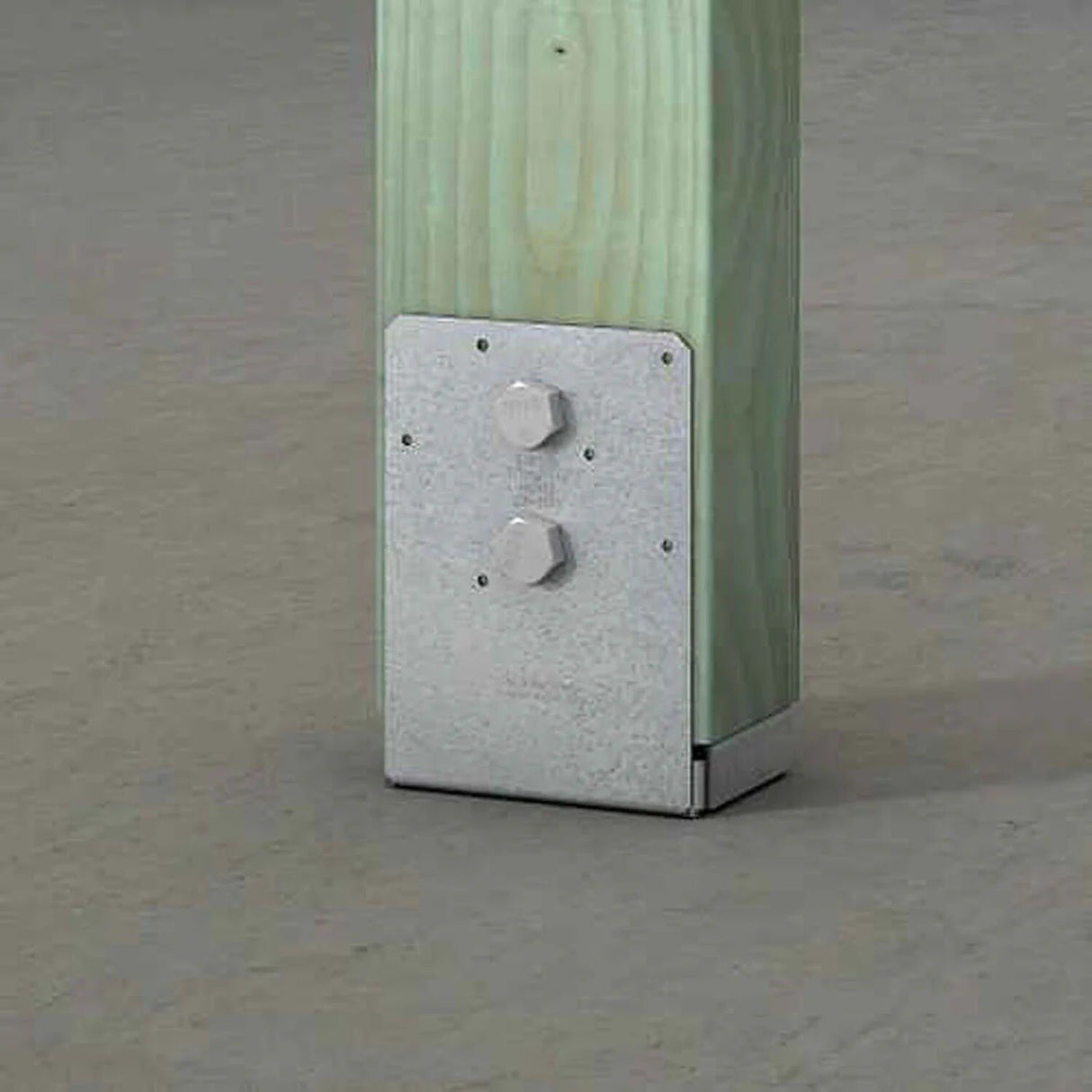 Simpson Strong-Tie ABU46Z (4" x 6") ABU Adjustable Post Base with Uplift - ZMAX Finish - 3