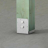Simpson Strong-Tie ABU66Z (6" x 6") ABU Adjustable Post Base with Uplift - ZMAX Finish - 3