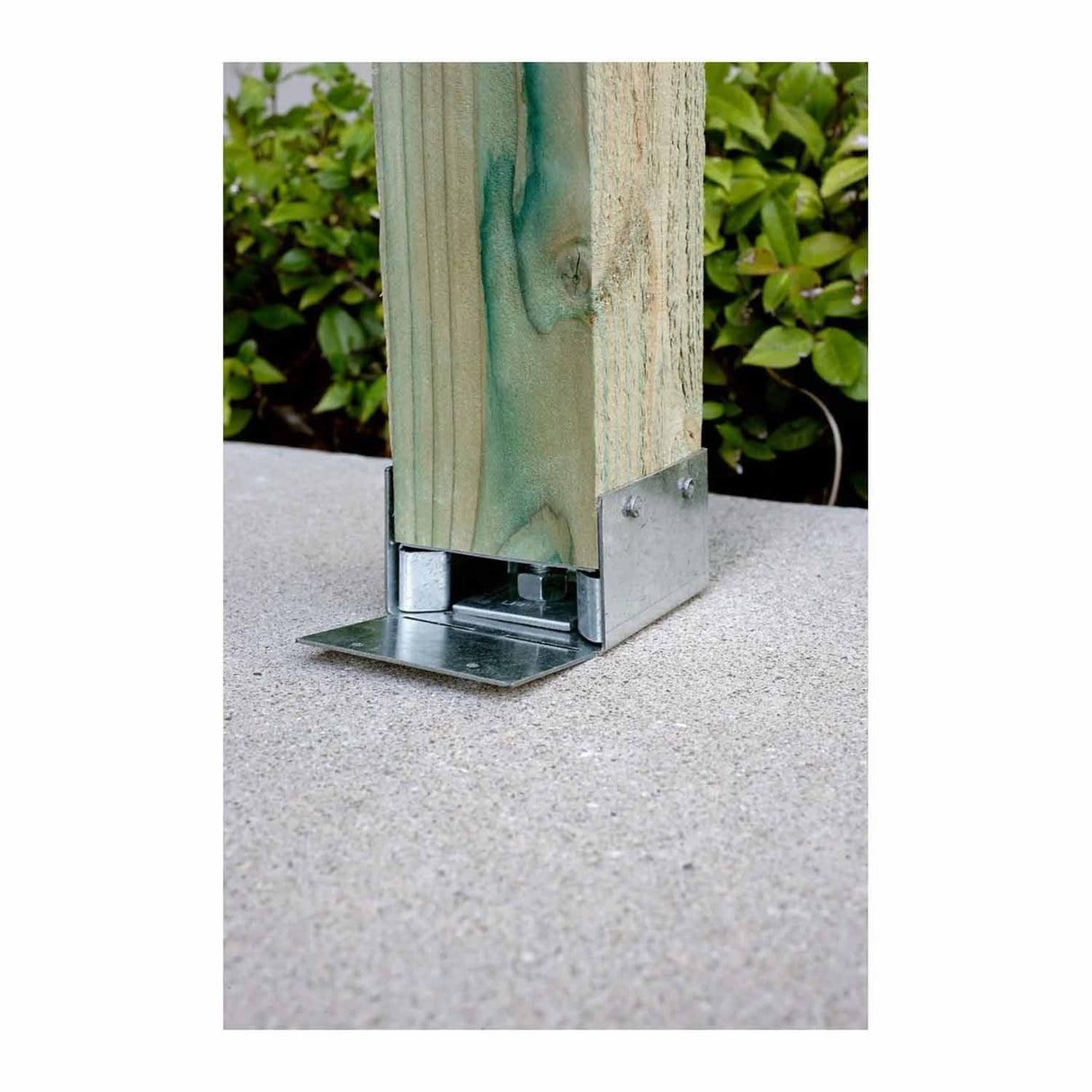 Simpson Strong-Tie ABW66RZ (6" x 6") Adjustable Standoff Post Base for Rough Lumber with ZMAX Coating - 3