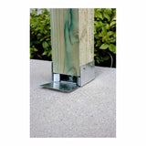 Simpson Strong-Tie ABW66RZ (6" x 6") Adjustable Standoff Post Base for Rough Lumber with ZMAX Coating - 3