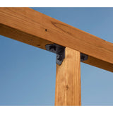 Simpson Strong-Tie APA4 (5") 12ga APA 90 Degree Ornamental L Angle - ZMAX/Black Powder Coated - 4