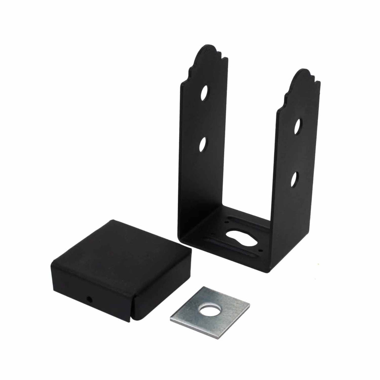 Simpson Strong-Tie APB44R (4" x 4" Rough) APB Outdoor Accents Adjustable Post Base - Black Powder Coated - 2