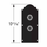 Simpson Strong-Tie APBDW44 (4" x 4") Decorative Post Base Cover - Black Composite Plastic - 2