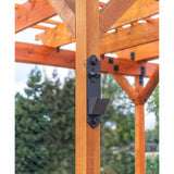 Simpson Strong-Tie APBO-KT (7-1/2") Outdoor Accents Decorative Bottle Opener Kit with Black Powder Coat Finish - 3