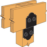 Simpson Strong-Tie APDJT1.75-6 (4" x 9-3/4") 12ga Deck Joist Tie - ZMAX/Black Powder Coated - 2