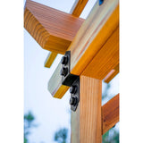 Simpson Strong-Tie APDJT2-4 (3" x 10") 12ga Deck Joist Tie - ZMAX/Black Powder Coated - 3