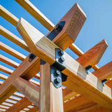 Simpson Strong-Tie APDJT2-6 (5" x 10") 12ga Deck Joist Tie - ZMAX/Black Powder Coated - 4