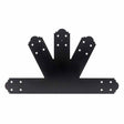 Simpson Strong-Tie APGP612 (6:12 Pitch) Outdoor Accents Decorative Gable Plate - ZMAX/Black Powder Coated