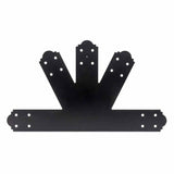 Simpson Strong-Tie APGP612 (6:12 Pitch) Outdoor Accents Decorative Gable Plate - ZMAX/Black Powder Coated
