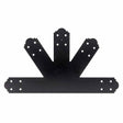 Simpson Strong-Tie APGP812 (8:12 Pitch) Outdoor Accents Decorative Gable Plate - ZMAX/Black Powder Coated