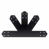 Simpson Strong-Tie APGP812 (8:12 Pitch) Outdoor Accents Decorative Gable Plate - ZMAX/Black Powder Coated