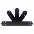 Simpson Strong-Tie APGP812 (8:12 Pitch) Outdoor Accents Decorative Gable Plate - ZMAX/Black Powder Coated