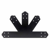 Simpson Strong-Tie APGP812 (8:12 Pitch) Outdoor Accents Decorative Gable Plate - ZMAX/Black Powder Coated