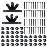 Simpson Strong-Tie APGP812 (8:12 Pitch) Outdoor Accents Decorative Gable Plate - ZMAX/Black Powder Coated - 2