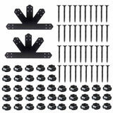 Simpson Strong-Tie APGP812 (8:12 Pitch) Outdoor Accents Decorative Gable Plate - ZMAX/Black Powder Coated - 2